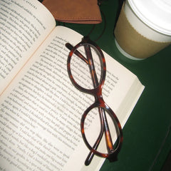Everly Oval Tortoise Glasses