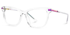 Eliot Rectangle Clear Glasses
