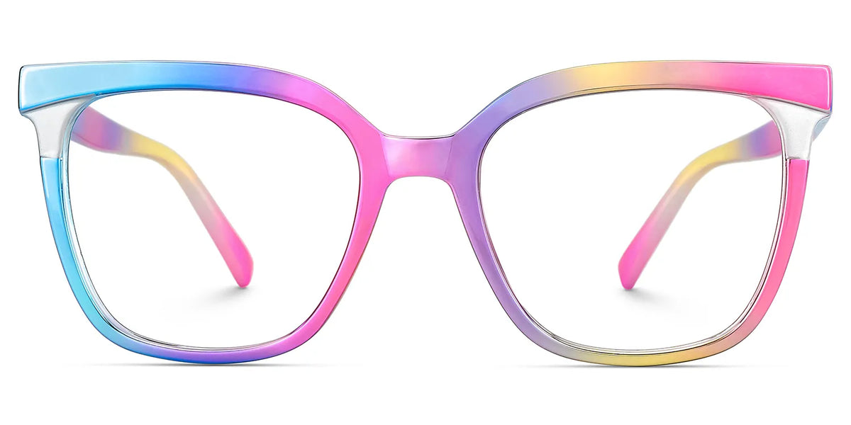 Leo Square Iridescent Glasses