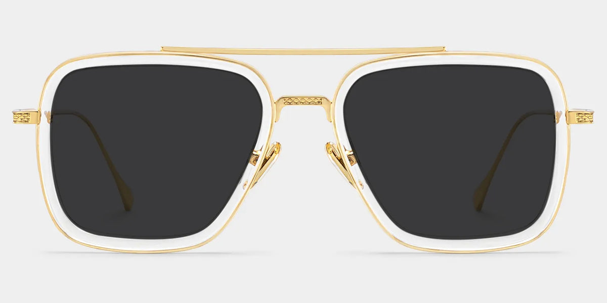 Gifford Aviator Clear Sunglasses