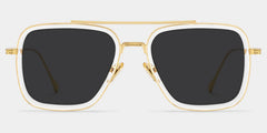 Gifford Aviator Clear Sunglasses
