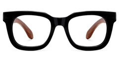 Sam Rectangle Wood Glasses