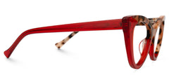 Maxine Cateye Red Glasses