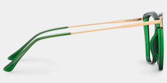 Krystle Square Green Glasses