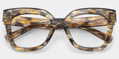 Malcolm Square Brown Glasses