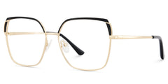 Shayla Square Black Glasses