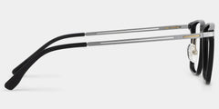 Ivonne Rectangle Black Glasses