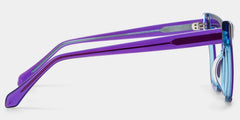 Saucie Cateye Purple Glasses