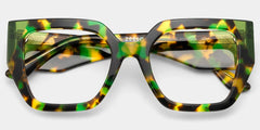 Viva Square Green Tortoise Glasses