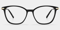 Jessica Cat-eye Black Glasses