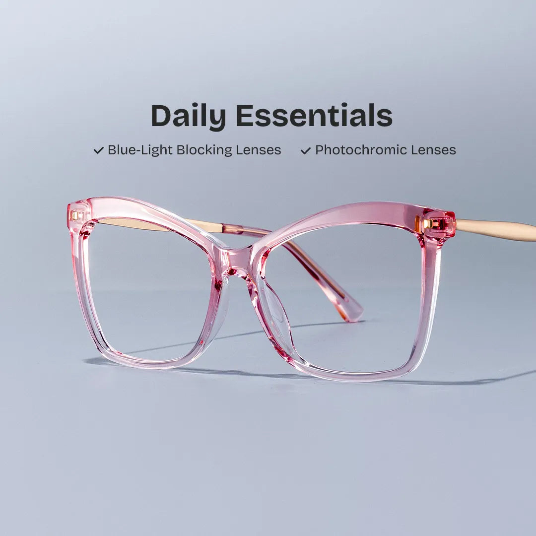 Isaebella Butterfly Pink Glasses
