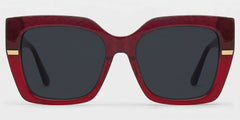 Mavis Square Red Glasses