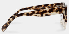 Tandy Rectangle Light-Tortoise Glasses