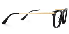 Kellie Rectangle Black Glasses