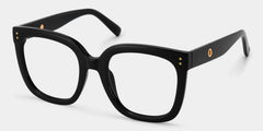 Ebony Square Black Glasses