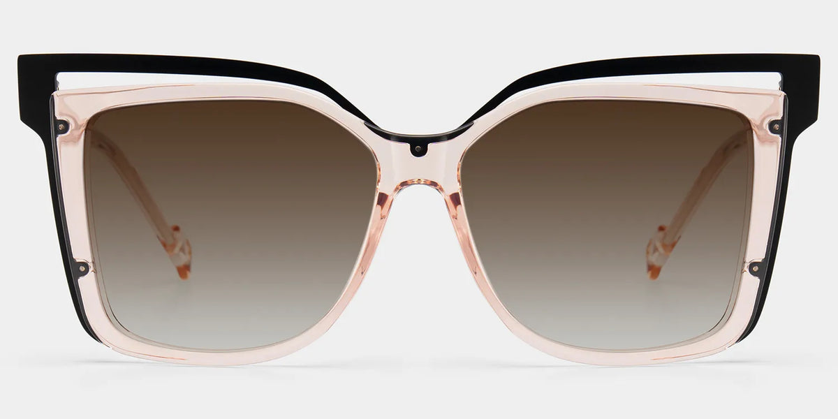 Twolla Square Beige Glasses