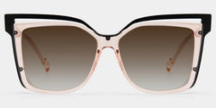 Twolla Square Beige Glasses