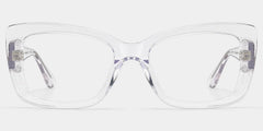 Leona Rectangle Clear Glasses