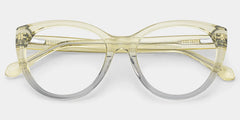 Kiera  Cat-eye Green Glasses