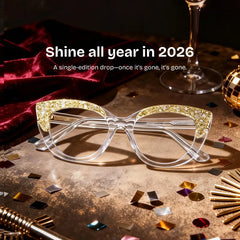 Elora  Cat-eye Silver Glasses