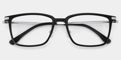 Ivonne Rectangle Black Glasses