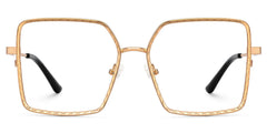 Toure Square Gold Glasses