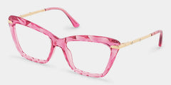Juliet Cateye Pink Glasses