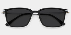 Ivonne Rectangle Black Glasses