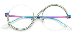 Jaila Round Iridescent Glasses