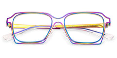 Foday Geometric Iridescent Glasses