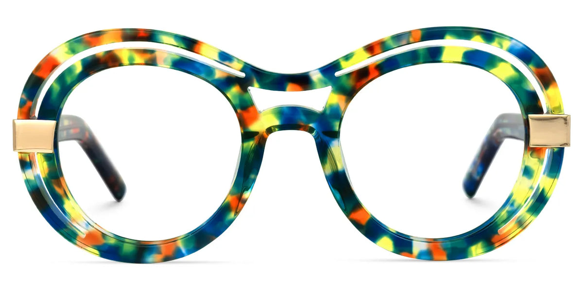 Texidor Round Blue-Tortoise Glasses