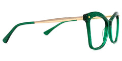 Isaebella Butterfly Green Glasses