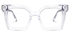 Khadra Square Clear Glasses