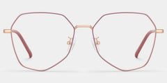 Bivins Geometric Pink Glasses