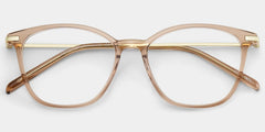 Jessica Cat-eye Beige Glasses