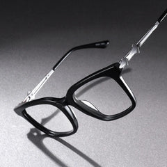 Reese Square Black Glasses