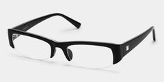 Trevor Black Rectangle Glasses