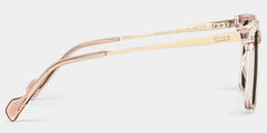 Zeyna Square Beige Glasses