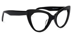 Claudette Cat Eye Black Glasses