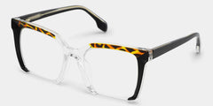 Misty Square Black Glasses