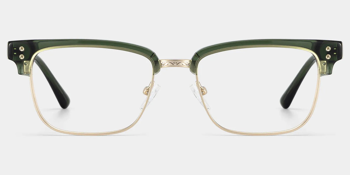 Ryan Browline Green Glasses