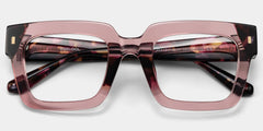 Sarah Square Purple Glasses