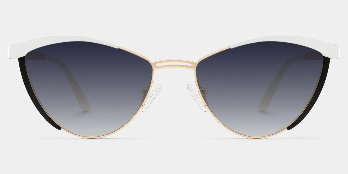 Sydney Cat Eye White Sunglasses