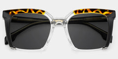 Misty Square Black Glasses