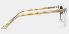 Faith Clear Rectangle Glasses