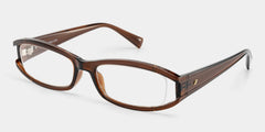 Willow Brown Rectangle Glasses