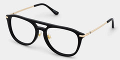 Isabelle Black Aviator Glasses