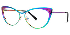 Ellen Cateye Iridescent Glasses