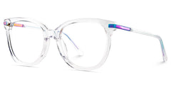 Mailyn Round Clear Glasses