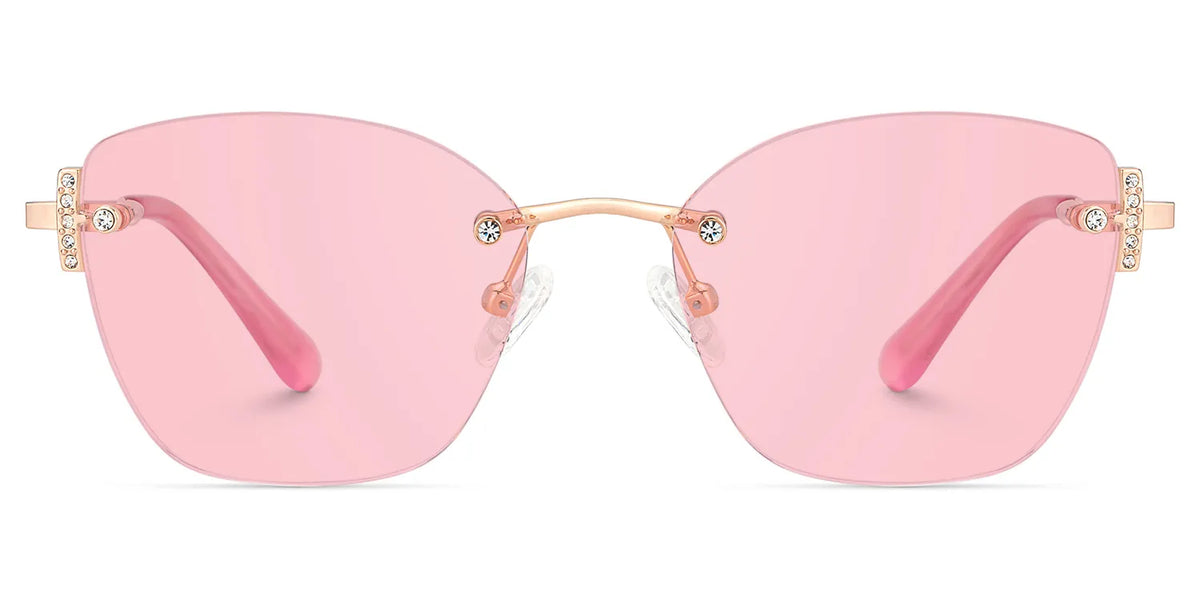 Jaxon Rectangle Rose Gold Glasses